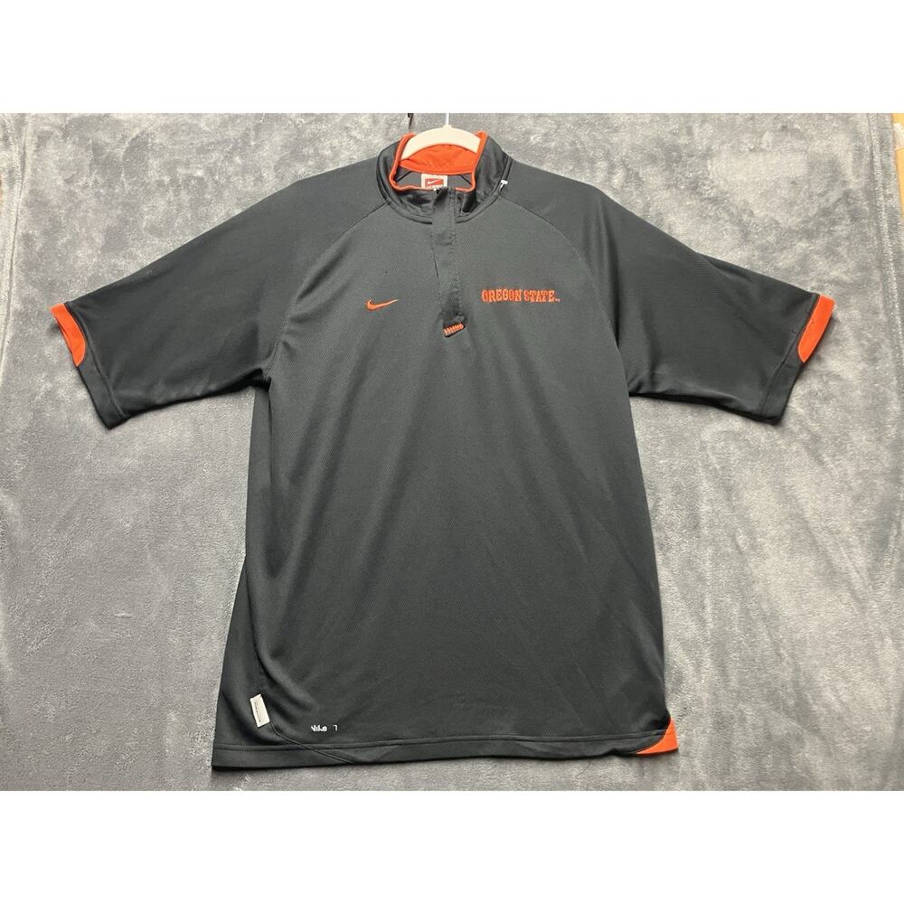 Nike Oregon State Beavers Polo Short Slv Shirt Men’s S Dry Fit Baseball Office